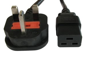 DÂY NGUỒN UK-C19, 16A-250V (LOẠI THƯỜNG)